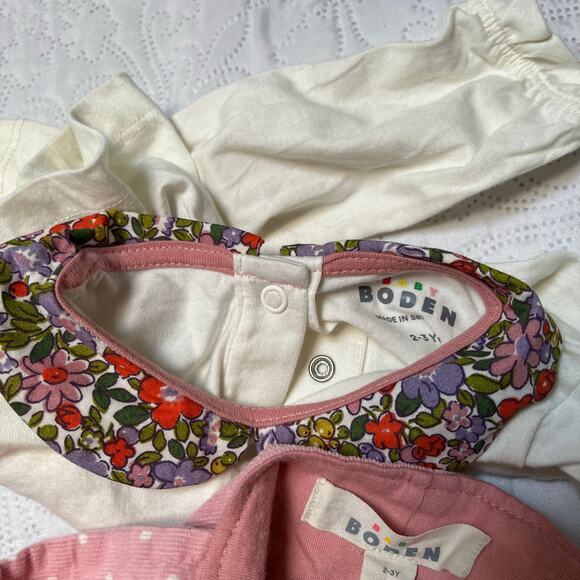 Baby Boden Corduroy Bunny Dungarees Outfit Size 2/3 - Picture 7 of 7